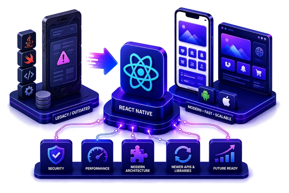 React Native App Migration & Upgrade